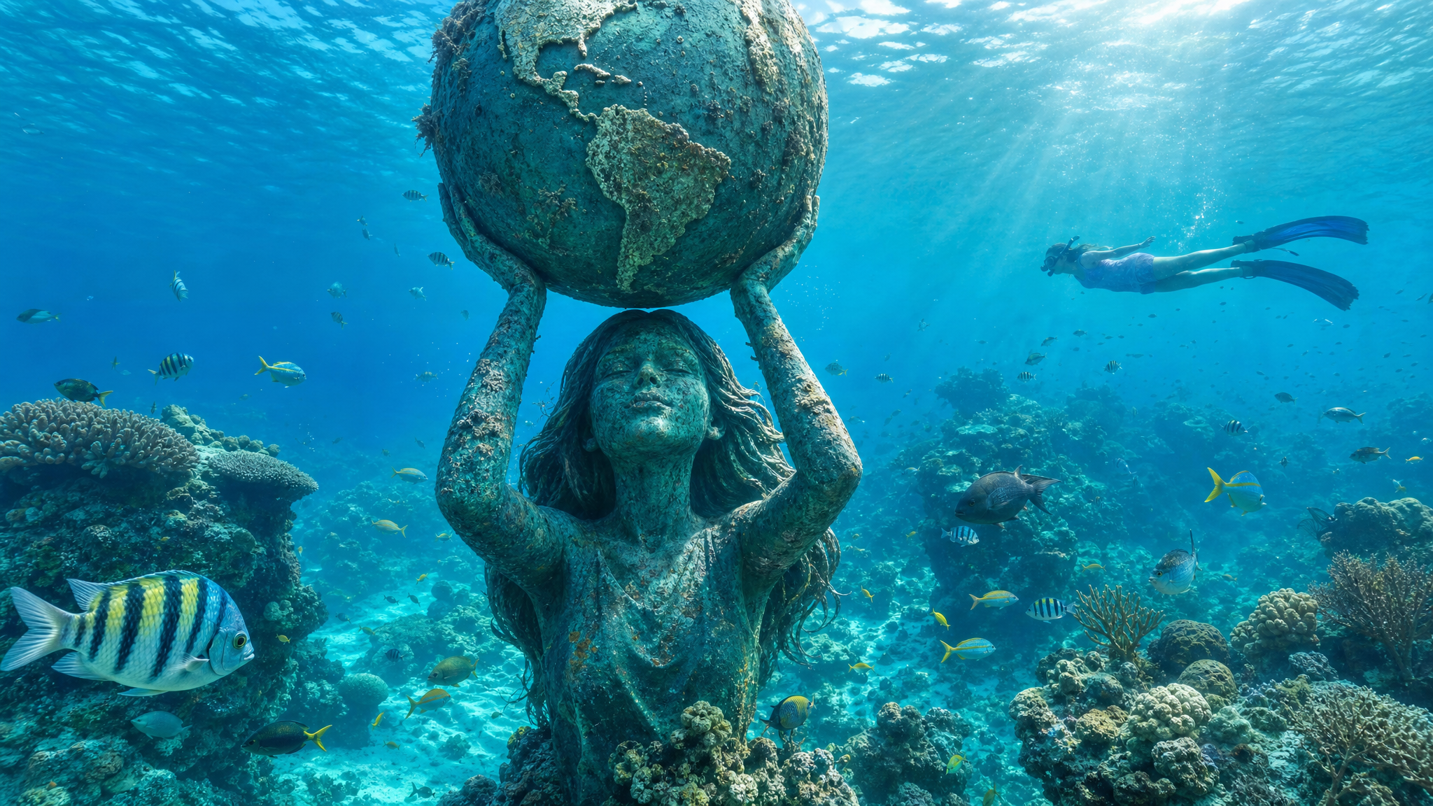 Ocean Atlas snorkeling Clifton Heritage Nassau Bahamas